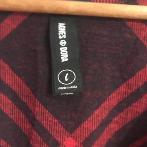 Agnes & Dora 🎁 Red Plaid Tank - Picture 8 of 11